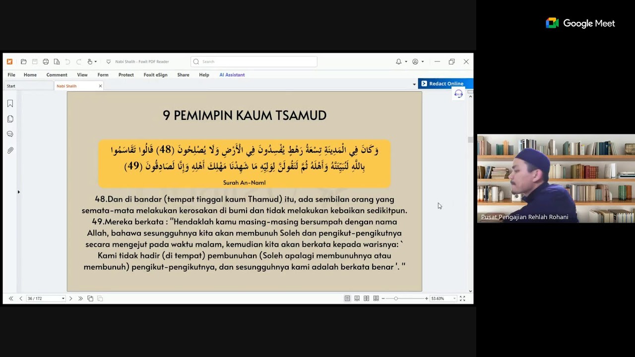 Kisah-kisah di Dalam Al-Quran (Minggu 33)