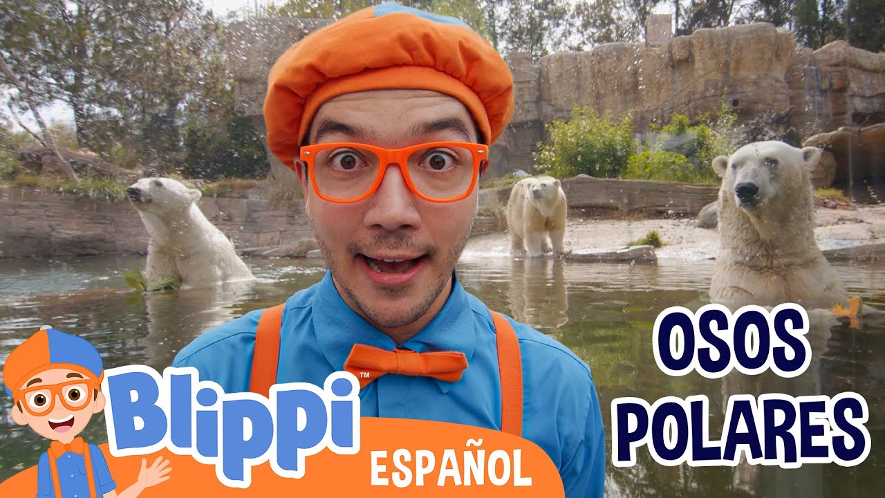 Blippi aprende sobre Osos polares en el Zoológico