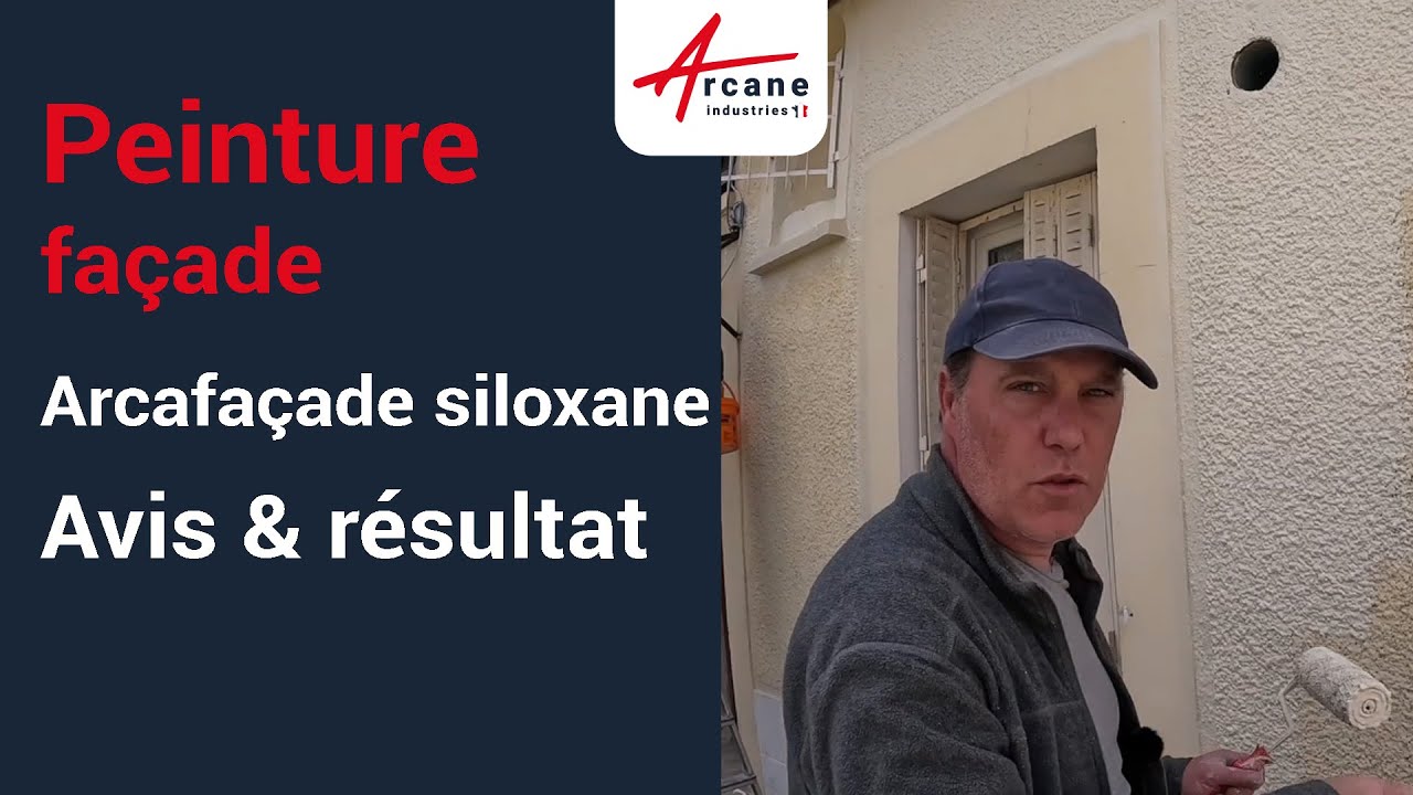Peinture fa&ccedil;ade Siloxane : Avis client + Application sur fa&ccedil;ade cr&eacute;pi ancien