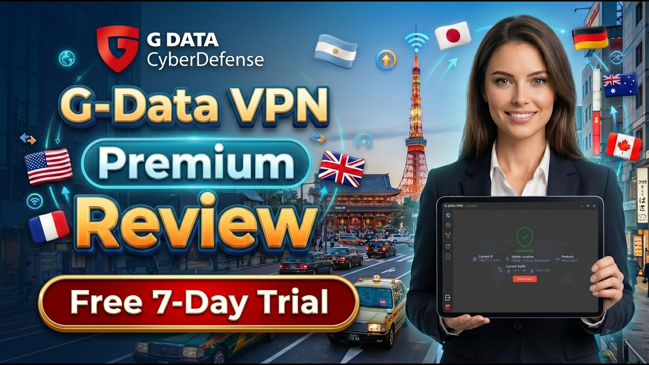 G Data Cyber ​​Defense VPN: полный обзор - тестирование G Data VPN | результаты скорости и безопа...