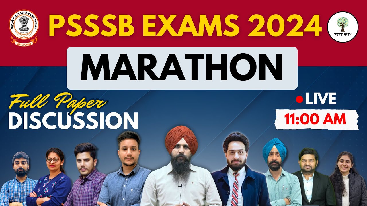 Labour Inspector, Senior Assistant, PSSSB Clerk 2024 | Marathon Session | Success Tree Punjab