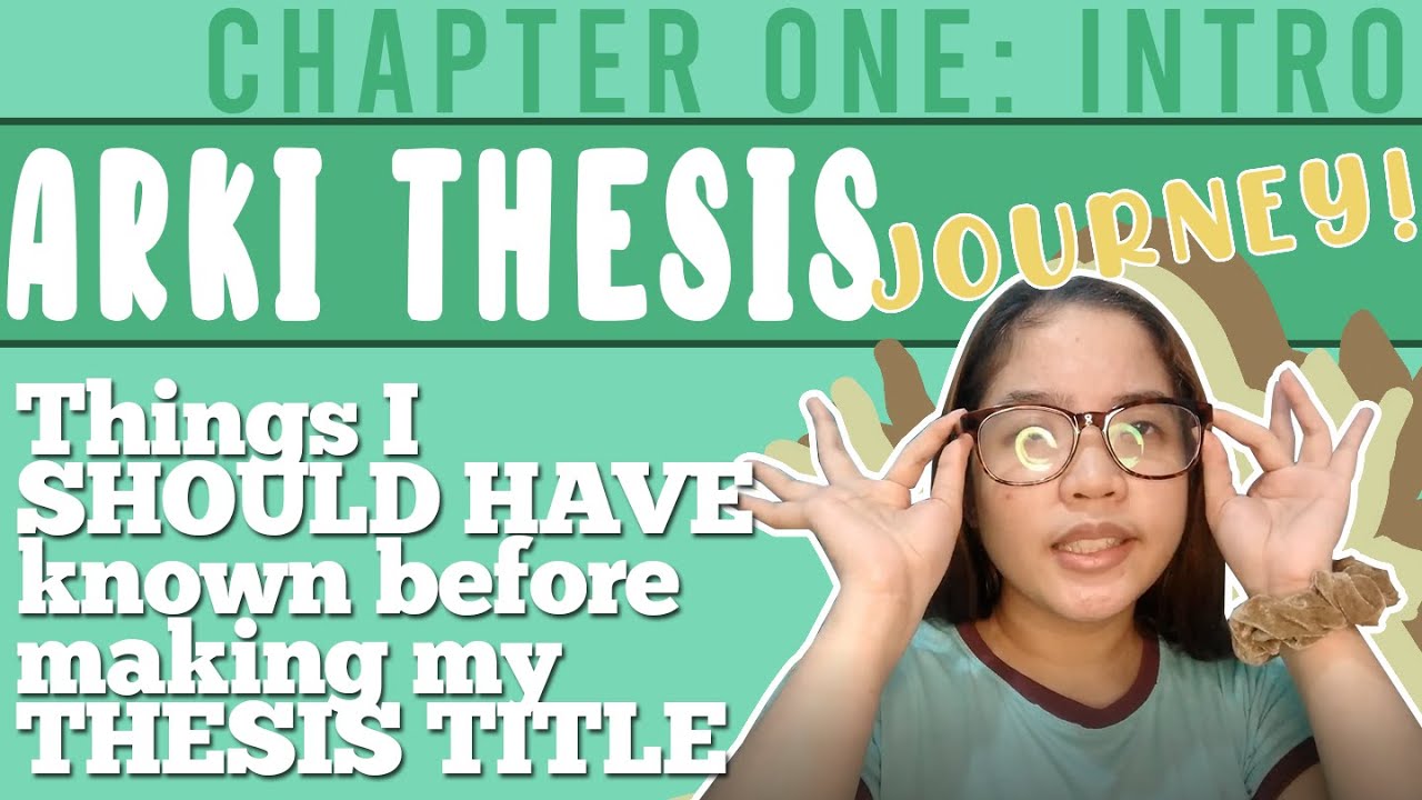 CHAPTER ONE: 