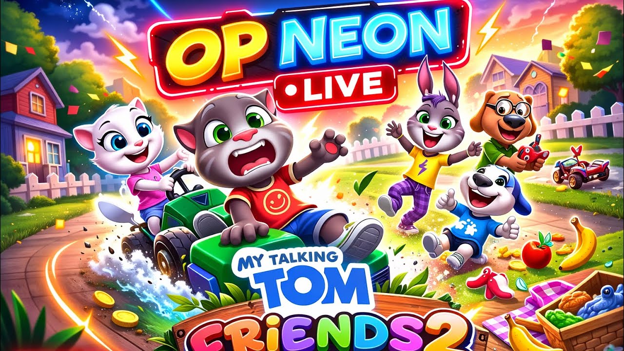 TALKING TOM LIVE WITH FAMILY & FRIENDS #talkingtom #talkingcat #t #talkingtom2 #prismlivestudio