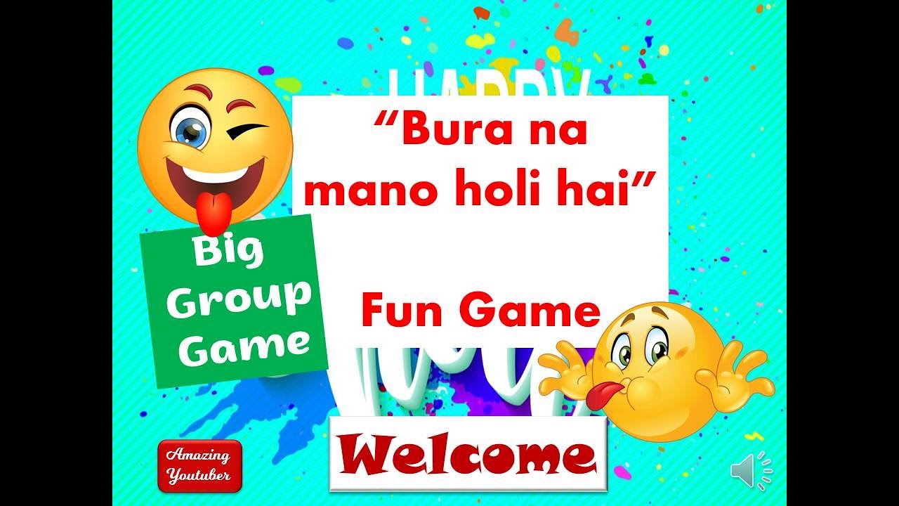 Holi special Big group Game For ladies kitty party,Holi Special Tambola Game,holi festival of colors