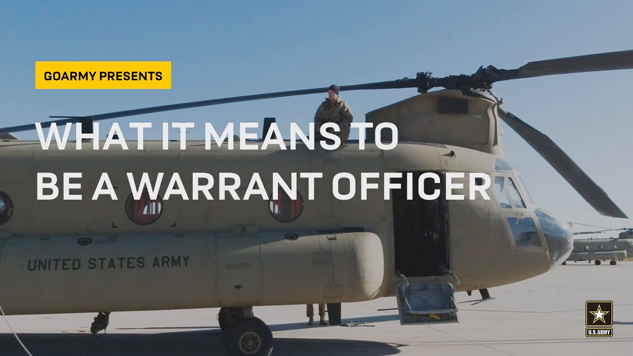 Warrant Officers in the Army | GOARMY