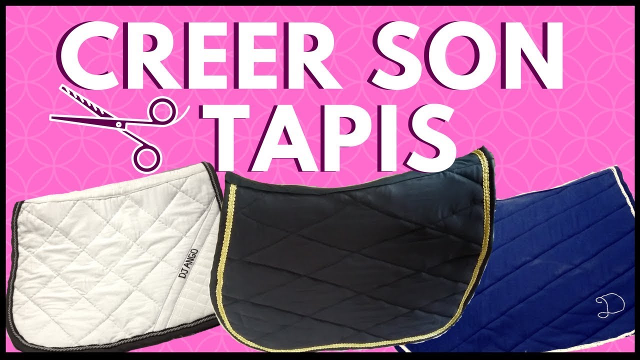Comment créer et customiser son tapis d'équitation en 10 étapes!🐎🎀