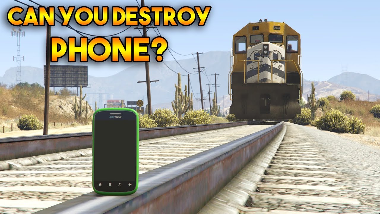 GTA 5 ONLINE : CAN YOU DESTROY PHONE?