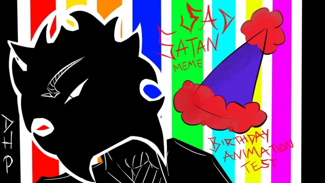 SAD SATAN ORIGINAL ANIMATION MEME // DHP // ANIMATION TEST // FLIPACLIP //