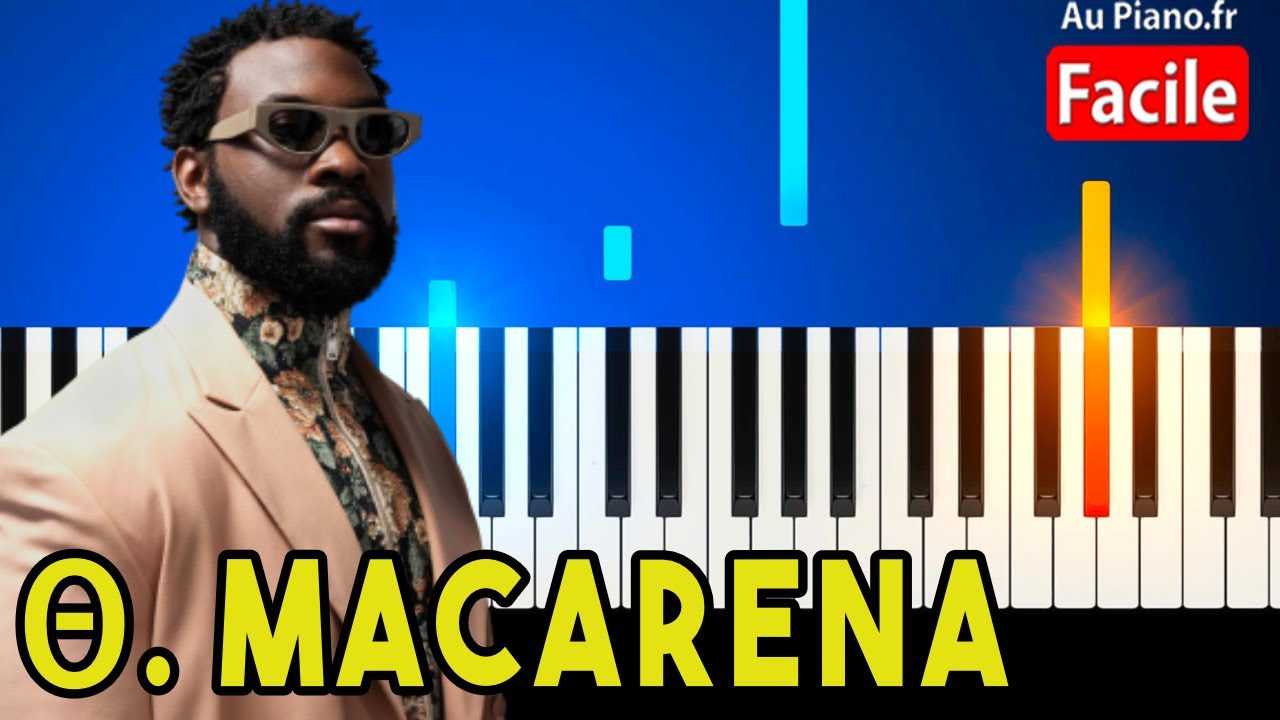 Damso Θ. Macarena - Piano Rap Cover Tutorial Paroles/Lyrics