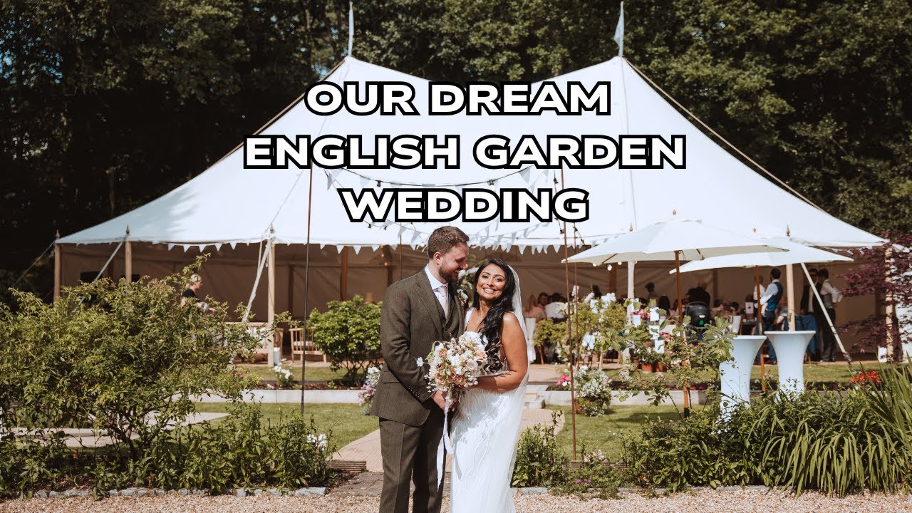 OUR DREAM GARDEN WEDDING | English Garden Sail Tent Wedding Planning Tips UK