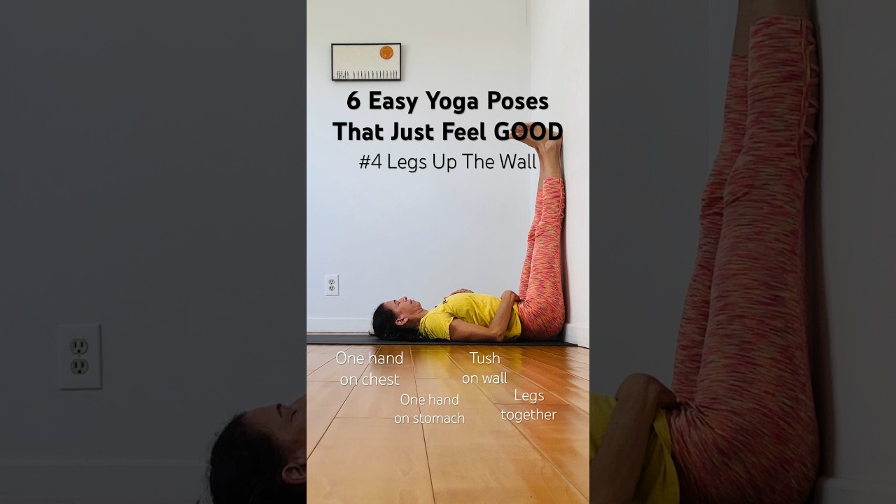 Legs Up The Wall 😌 Inversion For Beginners ☀️ Yoga For The Back