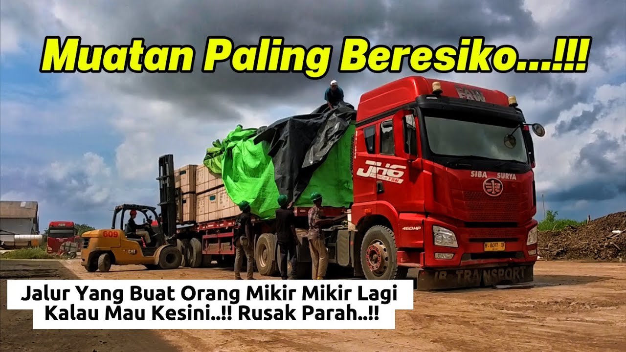Jalur Rusak Parah..!! Kesabaran dan Kehati hatian Di Uji Di Jalur Ini..!!