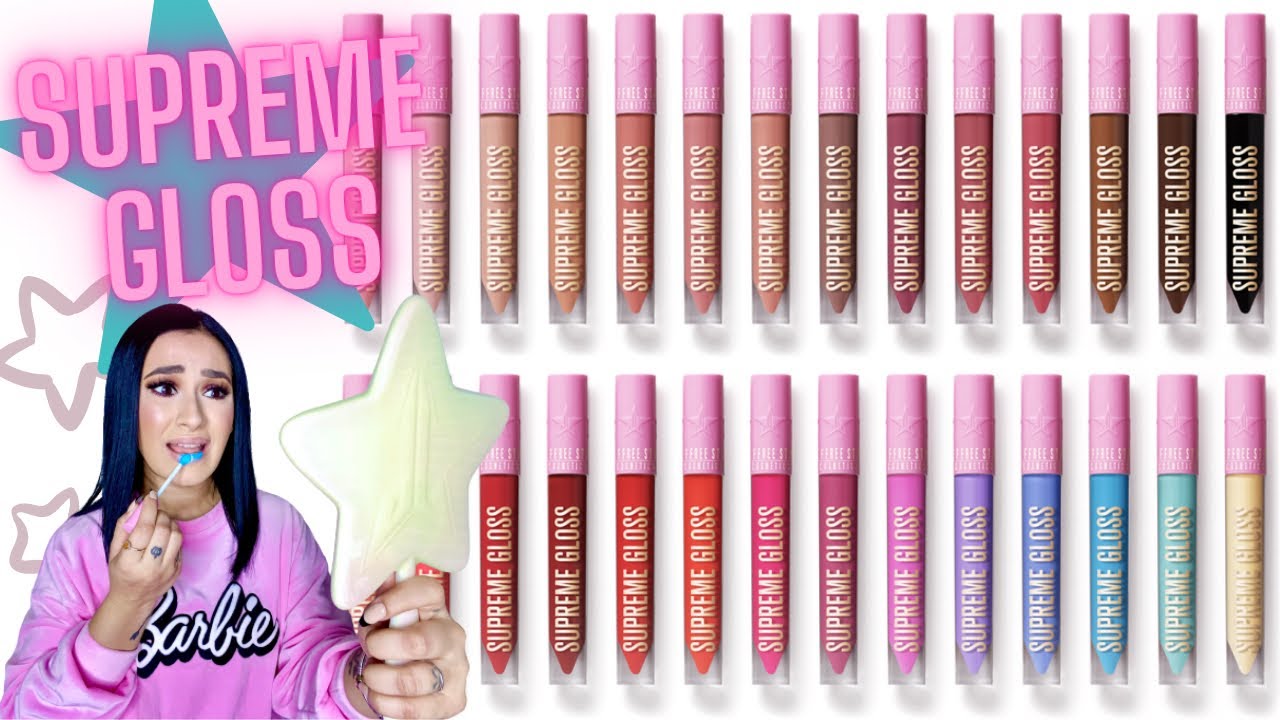 SUPREME GLOSS by Jeffree Star Cosmetics Swatches/Review