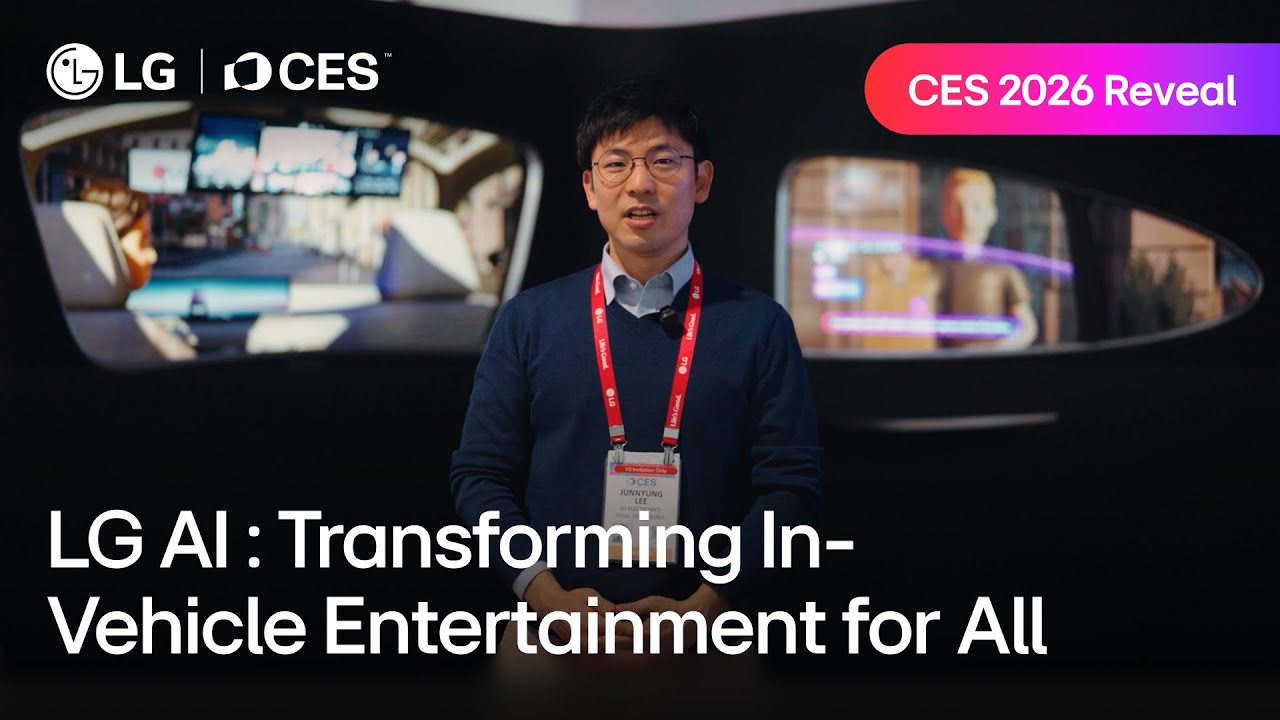 CES 2026 Reveal: LG AI, Transforming In-Vehicle Entertainment for All