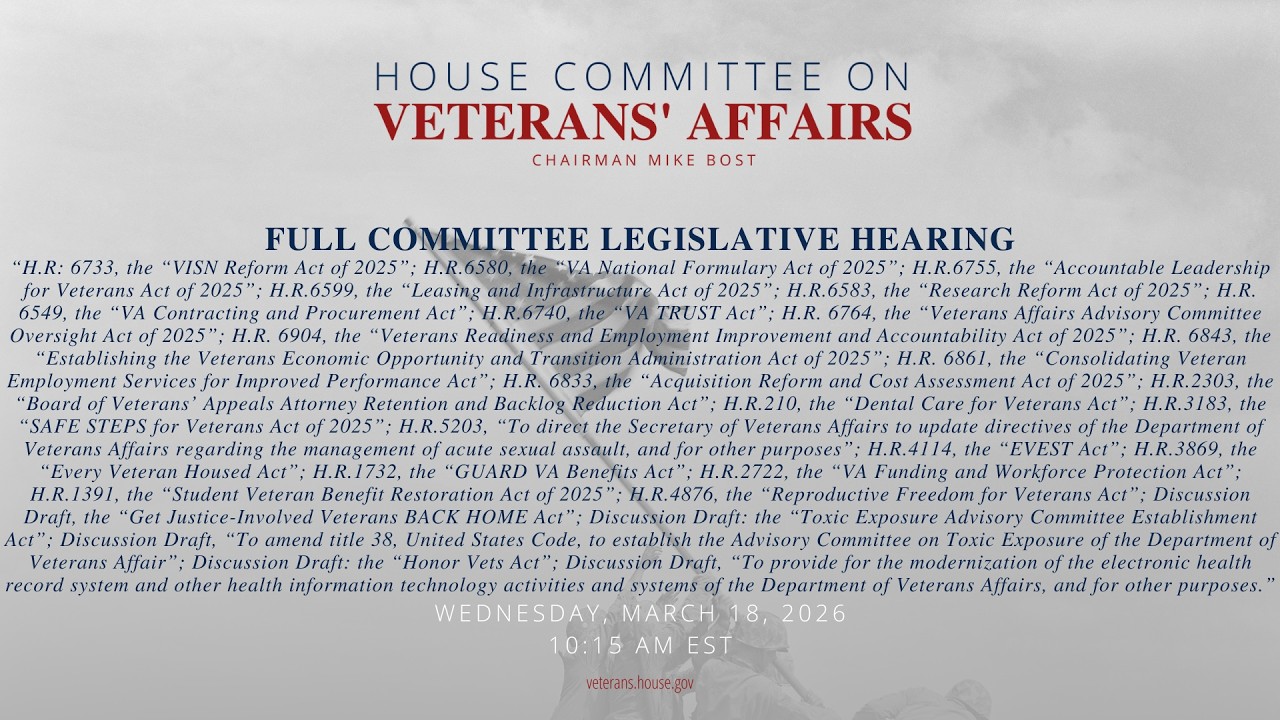 Full Committee Legislative Hearing