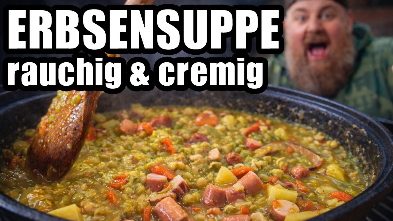 Rauchige Erbsensuppe – Ein echter Knaller und sooo einfach!