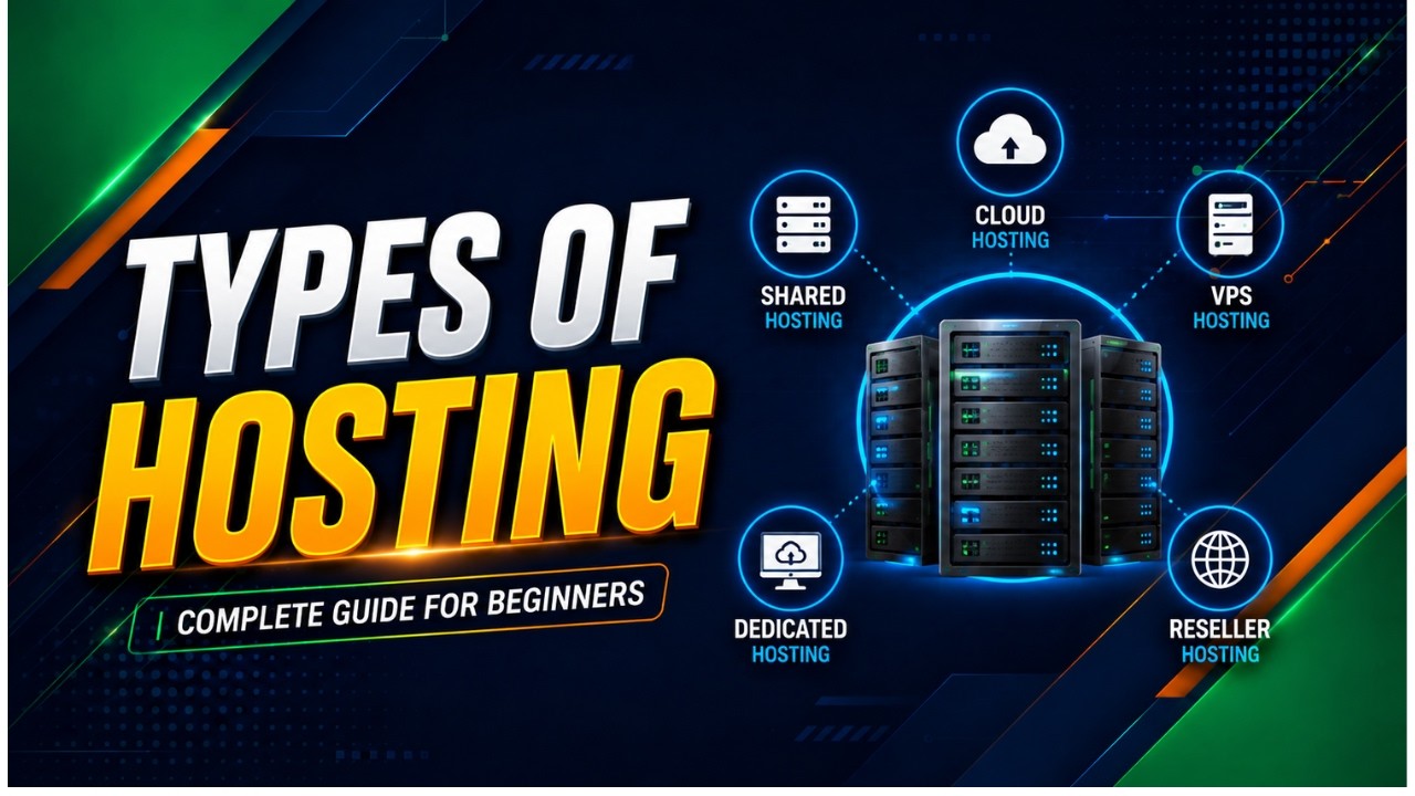 Types Of Hosting? | WordPress Course Hindi 2026 | Class 2 |  Part 1 | Abhay Singh Rajput