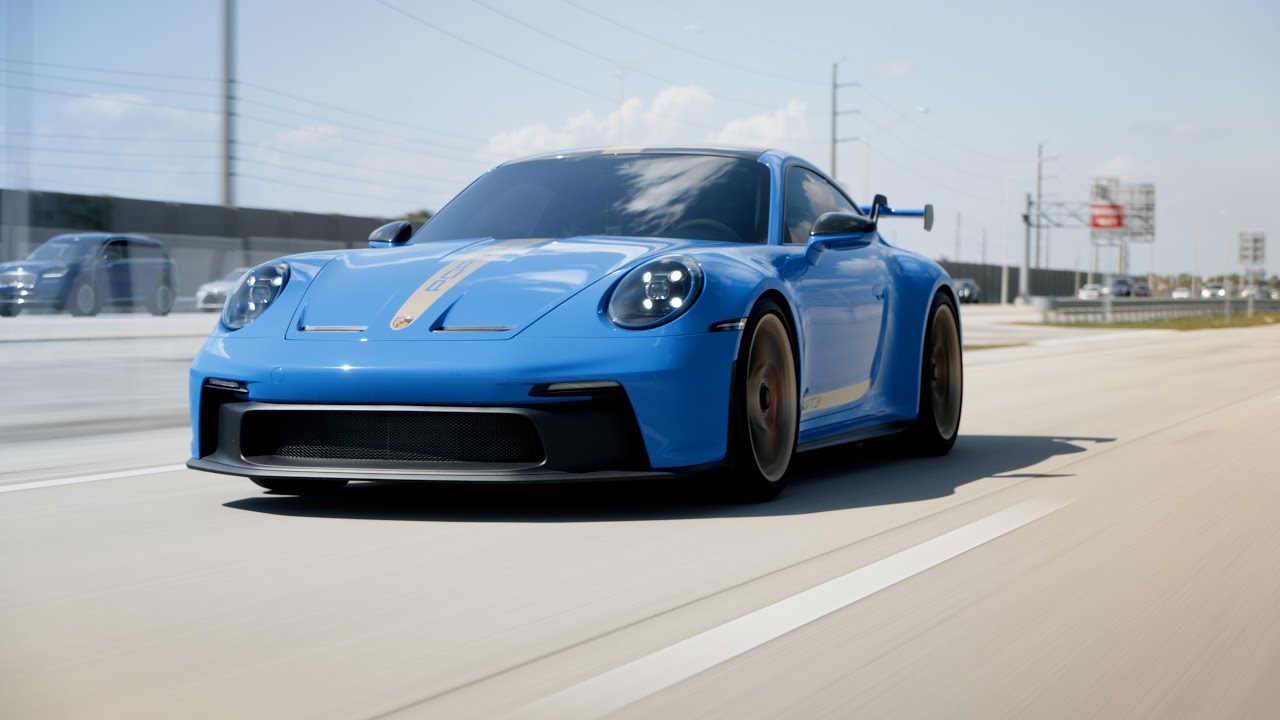 Porsche 992 GT3 Drives Through Miami !!! | 4K