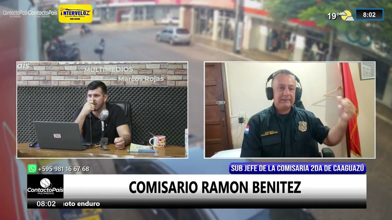 Caso Thiago Britez Bogarin - Primera Parte de la Nota con el Comisario Ramon Benitez