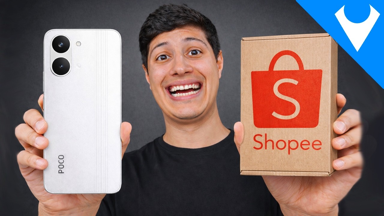 Chegou! Comprei o POCO X8 PRO na SHOPEE! o MELHOR DE 2026! UNBOXING