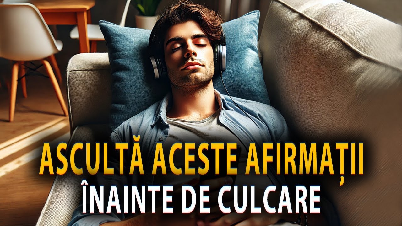 🎧 ASCULTĂ ZILNIC ÎNAINTE DE SOMN ! Afirmații „EU SUNT” pentru succes, bani, sănătate și iubire.