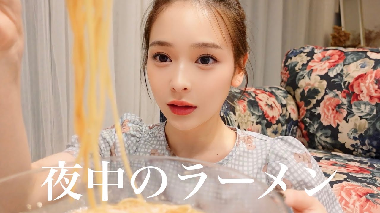 【深夜ラーメン】食欲やばめ！お腹空きすぎた💦