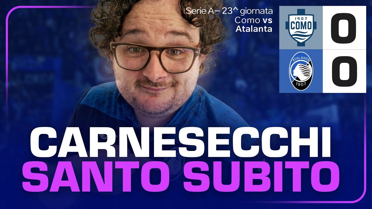 CARNESECCHI!!!!!!!!!!!!!SAN MARCO PROTEGGICI OVUNQUE! COMO - ATALANTA 0-0
