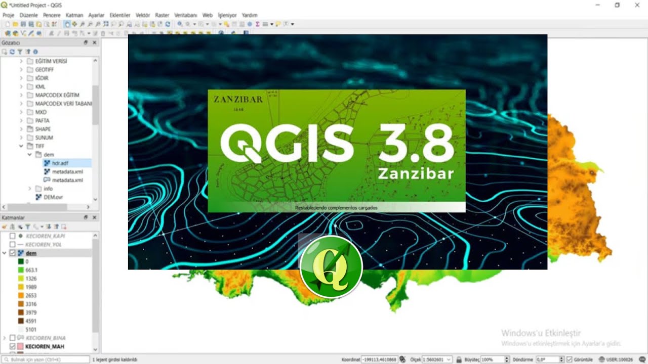 QGIS Eğitim 2. Bölüm I Katman Ekleme, Semboloji, Etiket