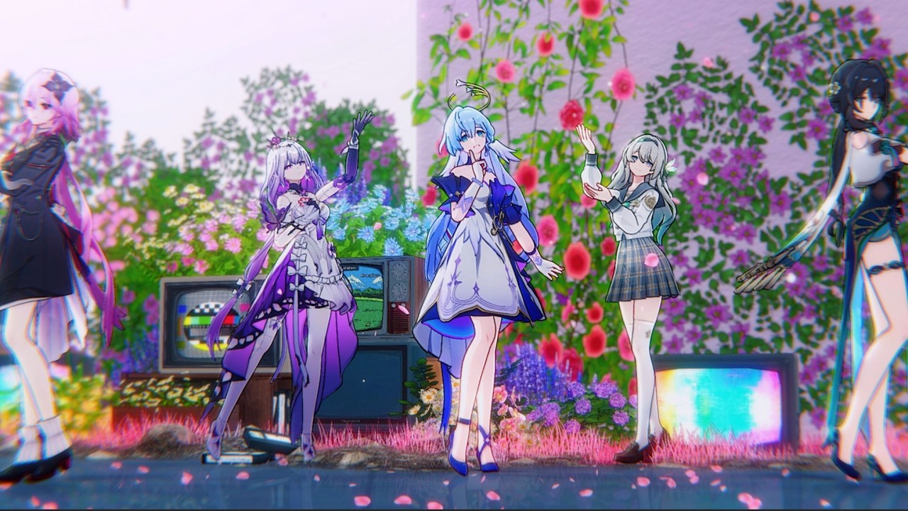 Honkai：Star Rail｜flos｜Firefly × Robin × Castorice × Ruan Mei × Evernight #StarRail #MMD