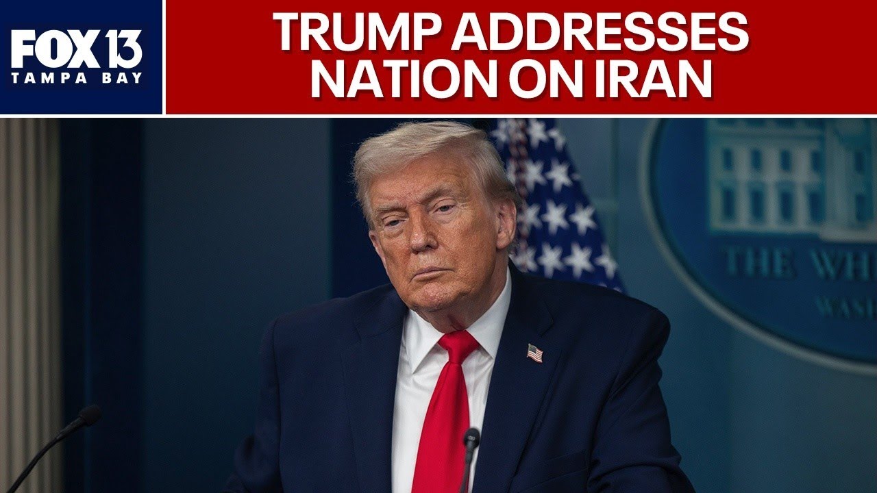 Прямая трансляция: обращение президента Трампа.