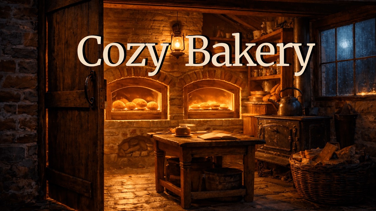 The Coziest Bakery | Sleep Story for Adults | Rain Sound