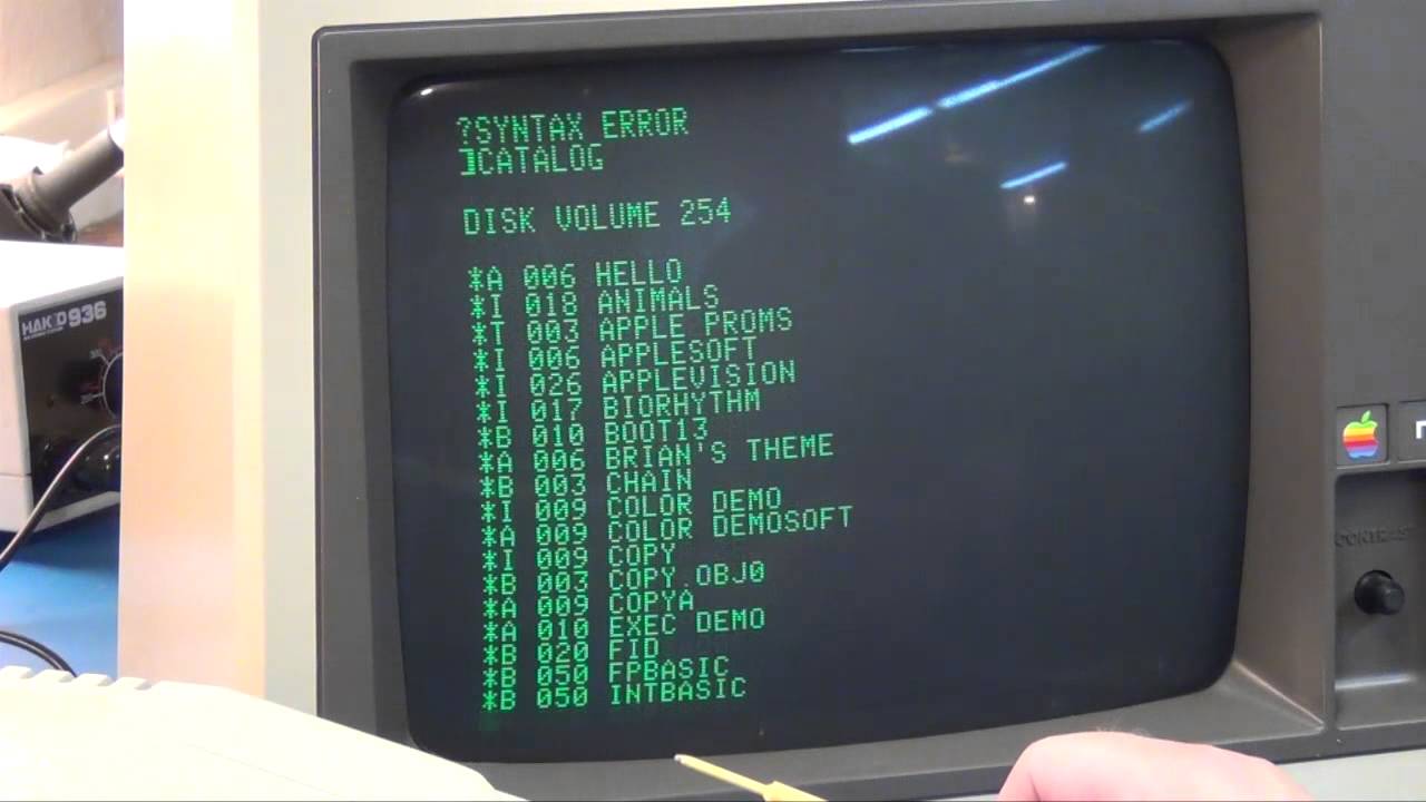 ToddFun.com: Apple II Plus setup and demonstration (PART 2 of 2)
