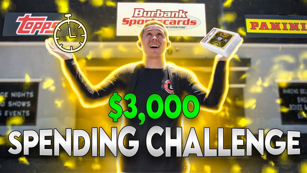 Spending Challenge At The BIGGEST Card Shop In The WORLD 💰