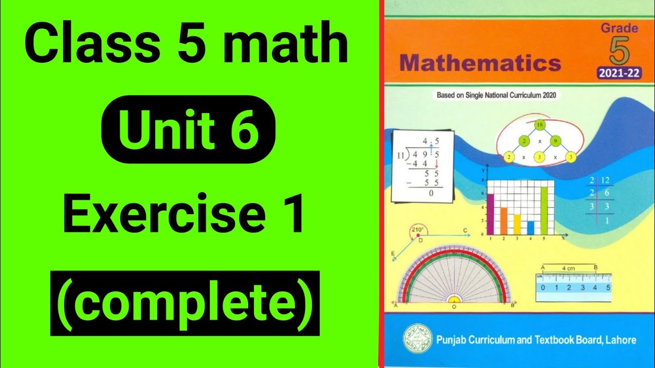 Class 5 Maths Unit 6 Exercise 1 | Class 5 Maths Chapter 6 Exercise 1 | Grade 5 Mathematics