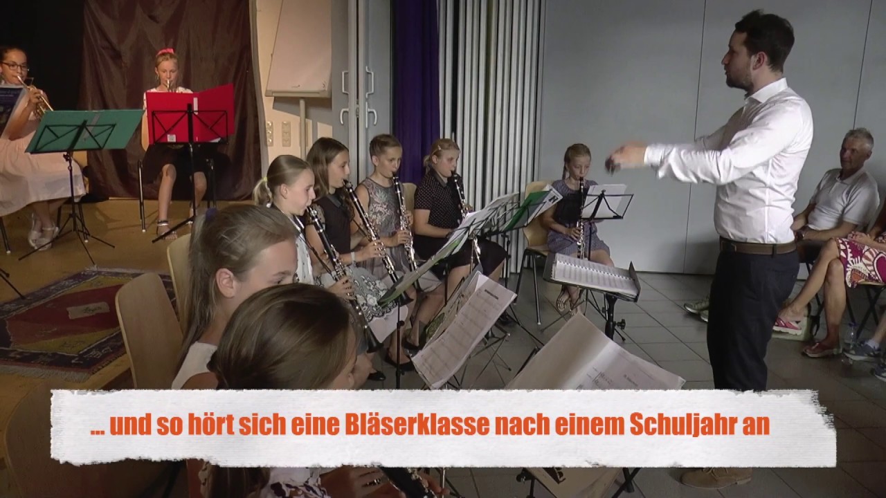 Vorstellung der Bläserklasse - Die ganze Bläserklasse