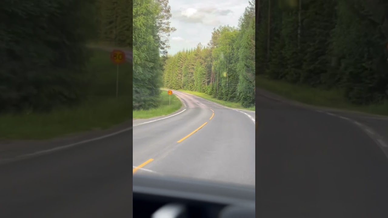 Norway roads vs Sweden roads #travel #norway #sweden #border #vs #road