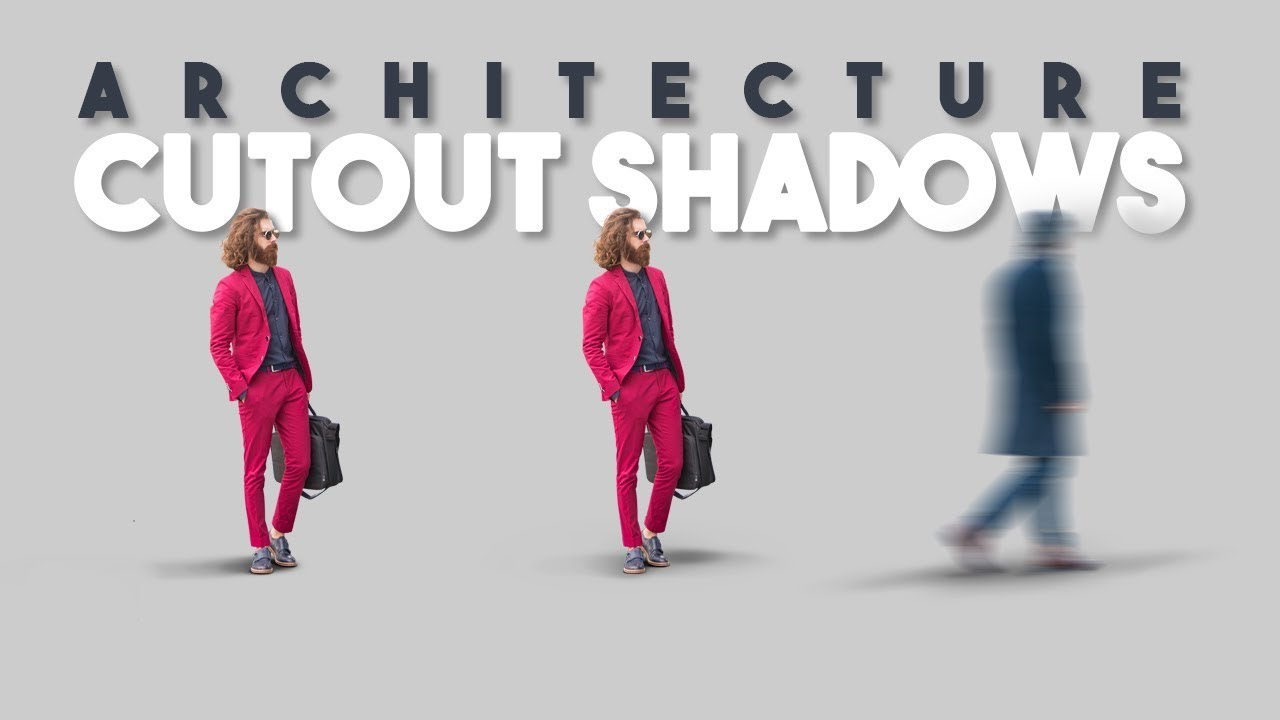 How to Add Shadows to Architecture Cutout