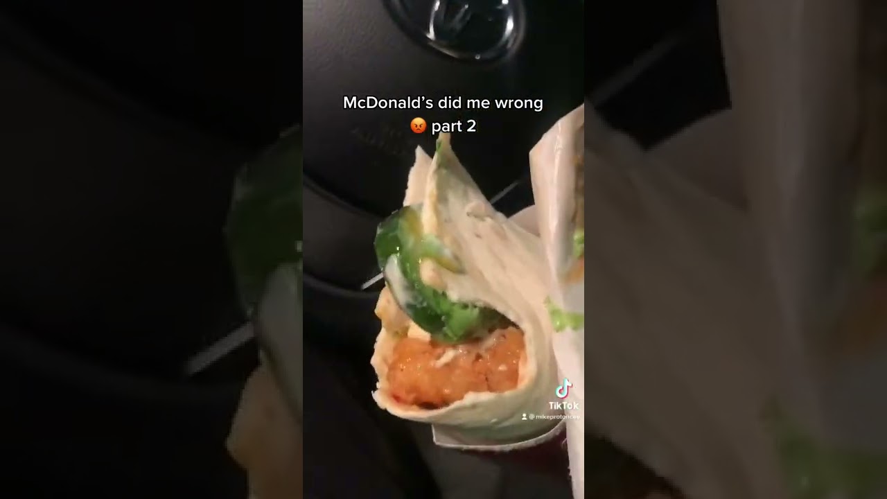 MCDONALD&rsquo;S SCAMMED ME PART 2 - Wrap of the day