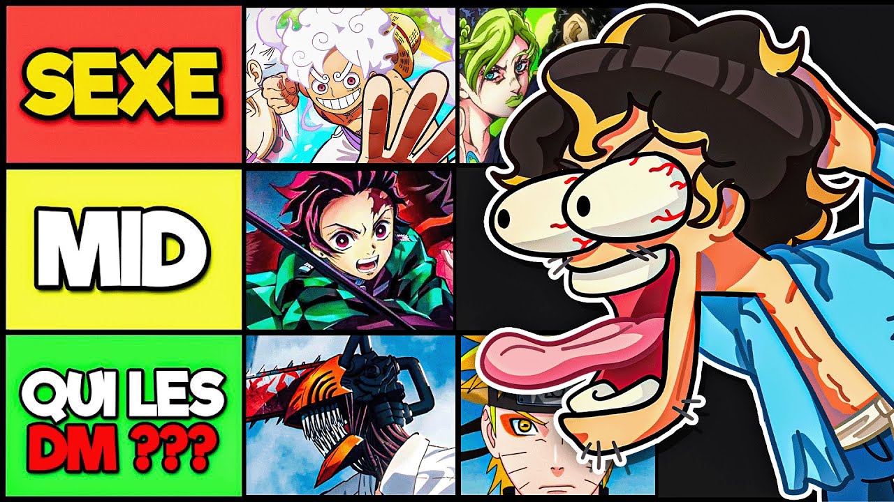 UN ILLUMIN&Eacute; CLASSE TOUS LES MANGAS SHONEN (Tier list)