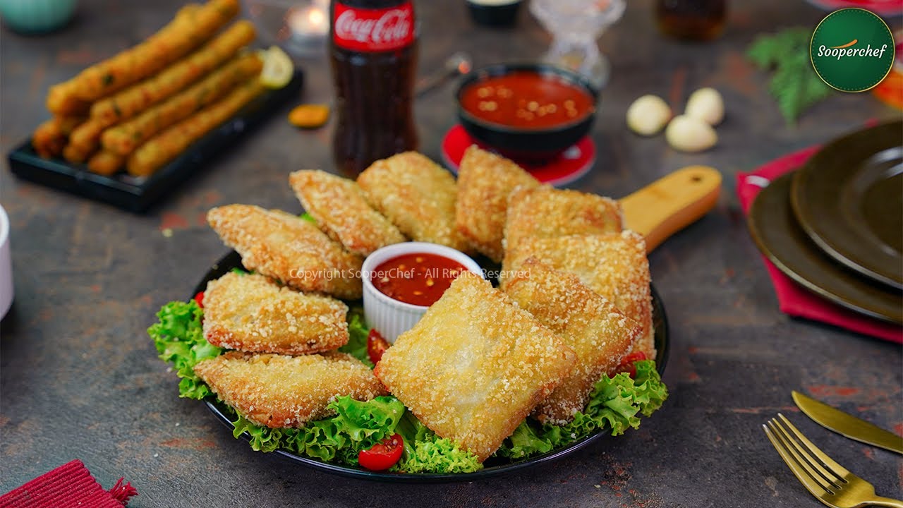 Tandoori Box Patties with Potato Fingers by SooperChef (Ramzan Recipes) Magic Meals with Coca-Cola