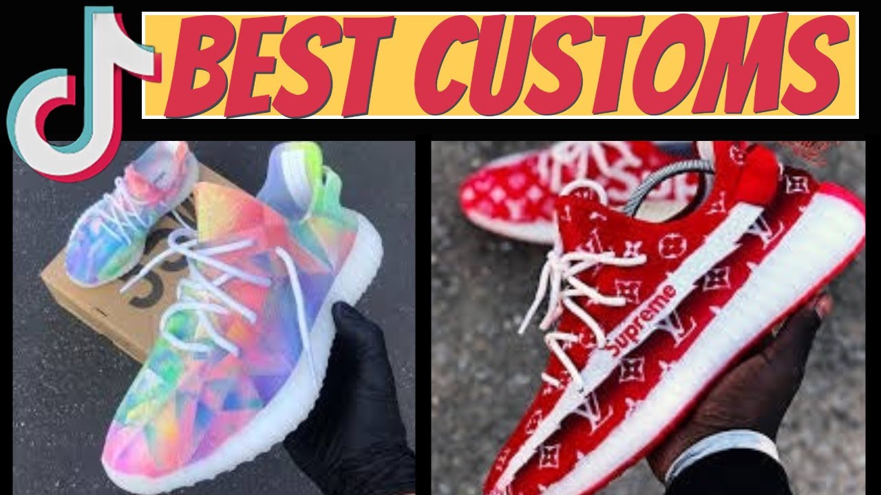 TikTok Custom Yeezy | 2021 Compilation | Painting on Shoes