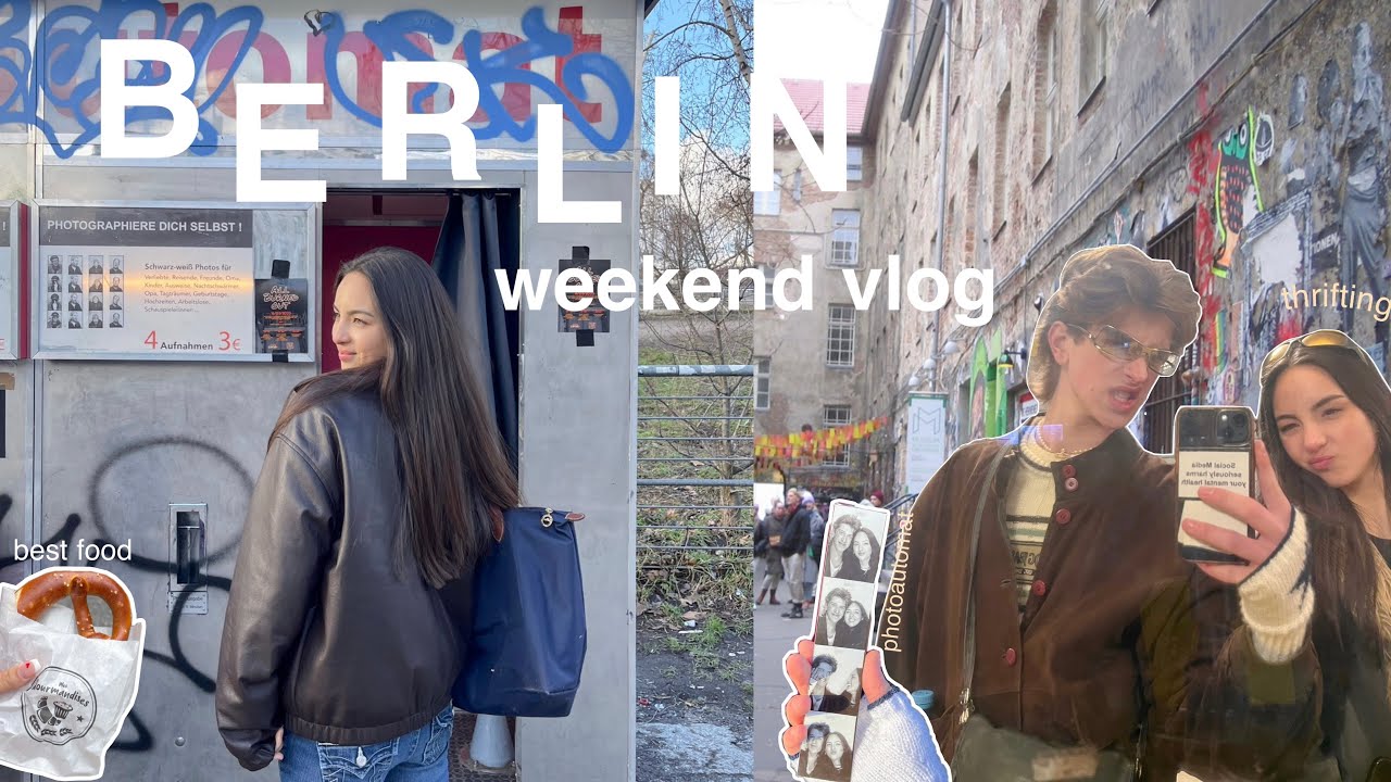 fun weekend vlog in berlin | thrifting, vegan food, nights out & favourite places🌟