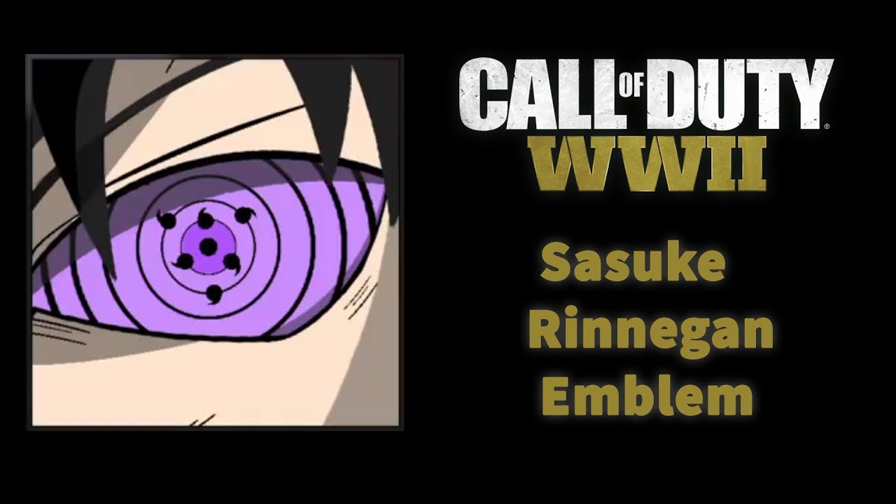 Call of Duty WW2 Sasuke Rinnegan Emblem