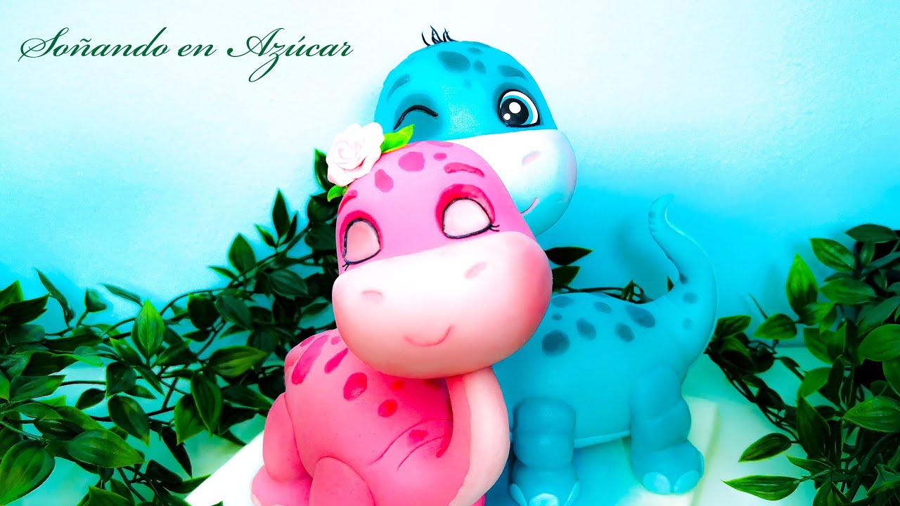 Dinosaurios Fondant carita Dina