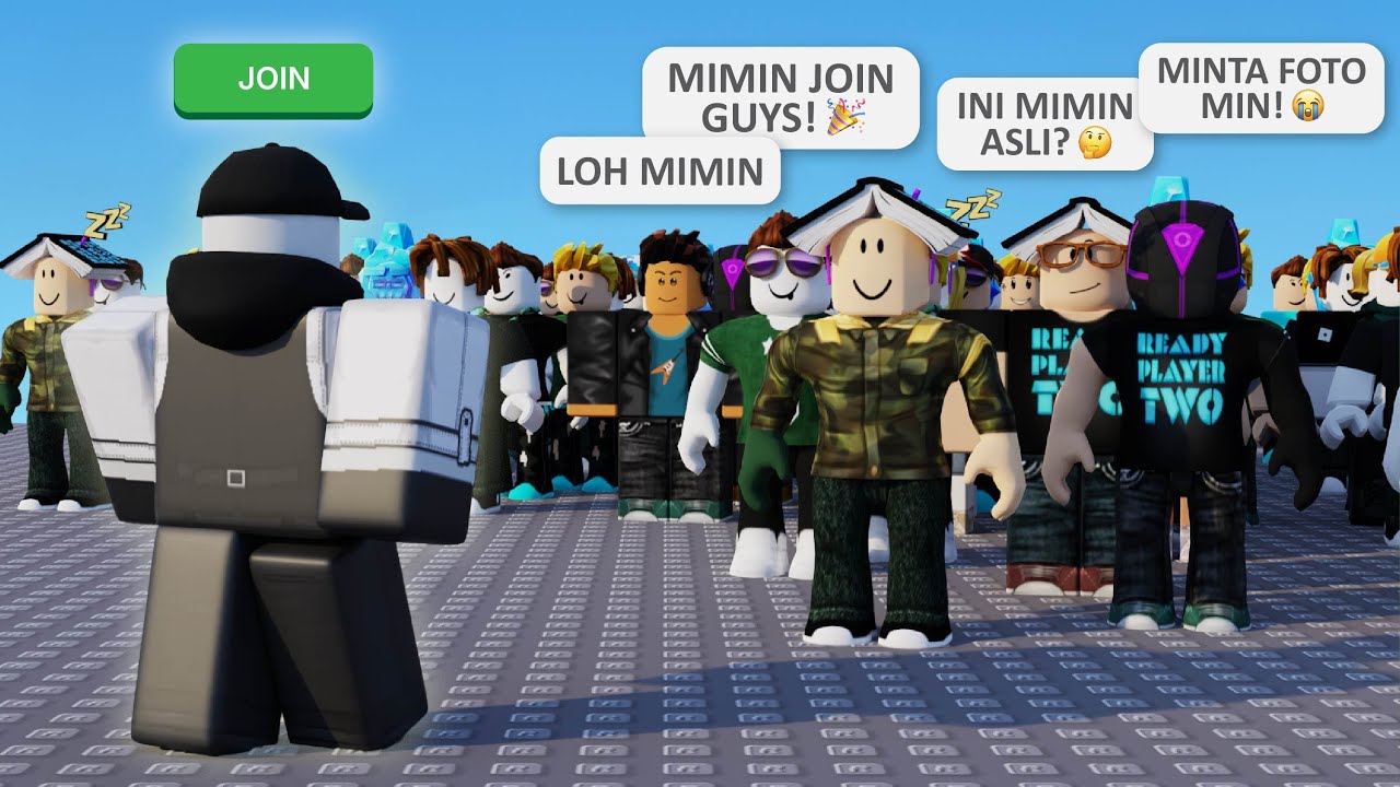 MIMIN COBA JOIN ORANG RANDOM DI ROBLOX!!