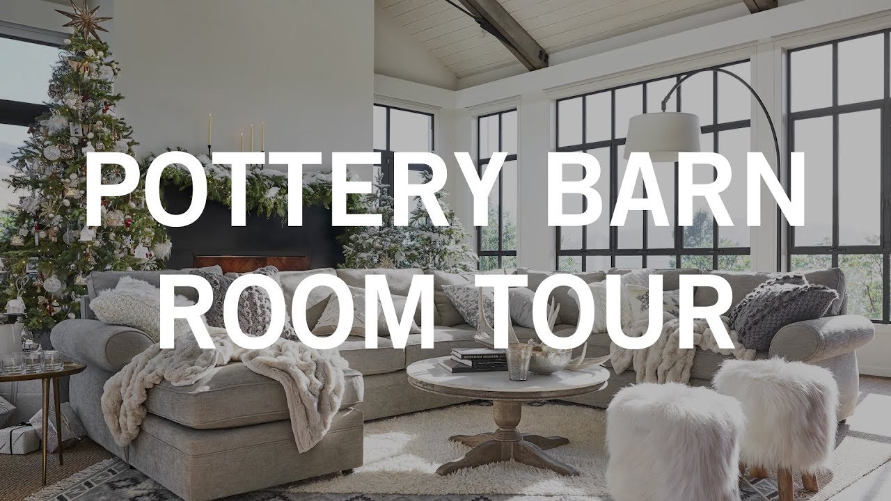Pottery Barn Room Tour: Cozy Luxe Holiday Living Room