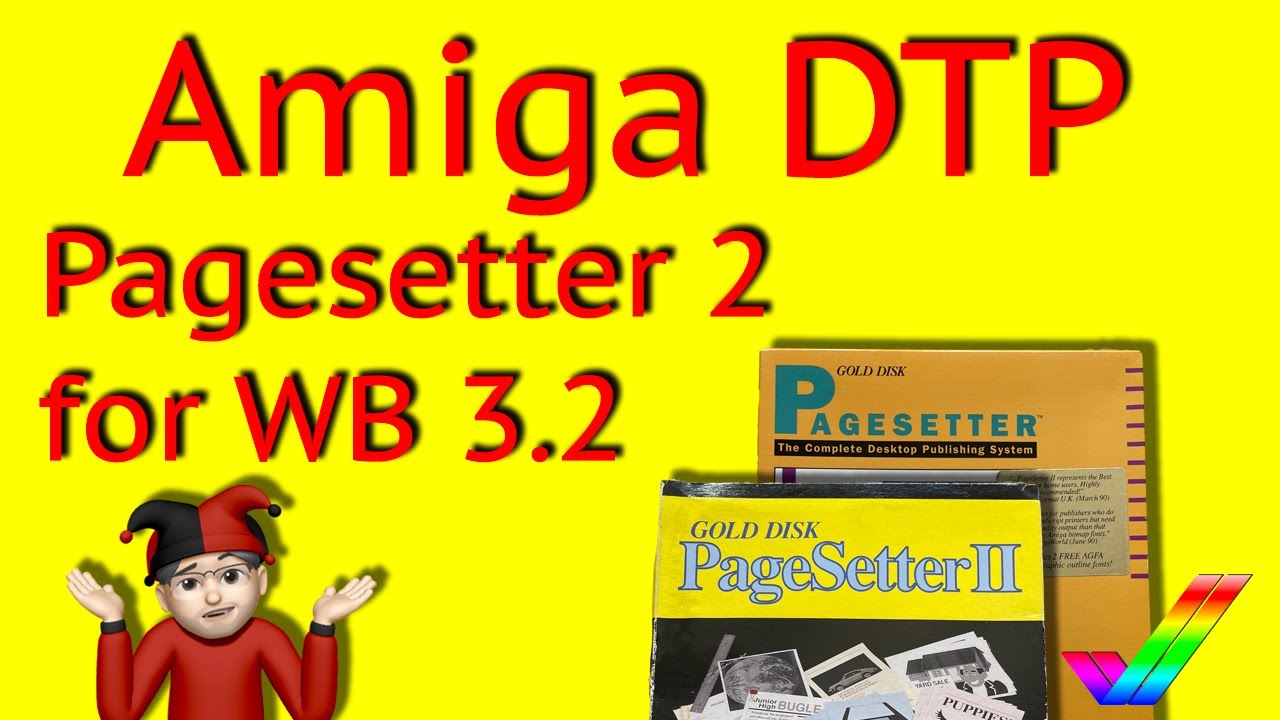Amiga DTP - PageSetter 2 on Workbench 3.2