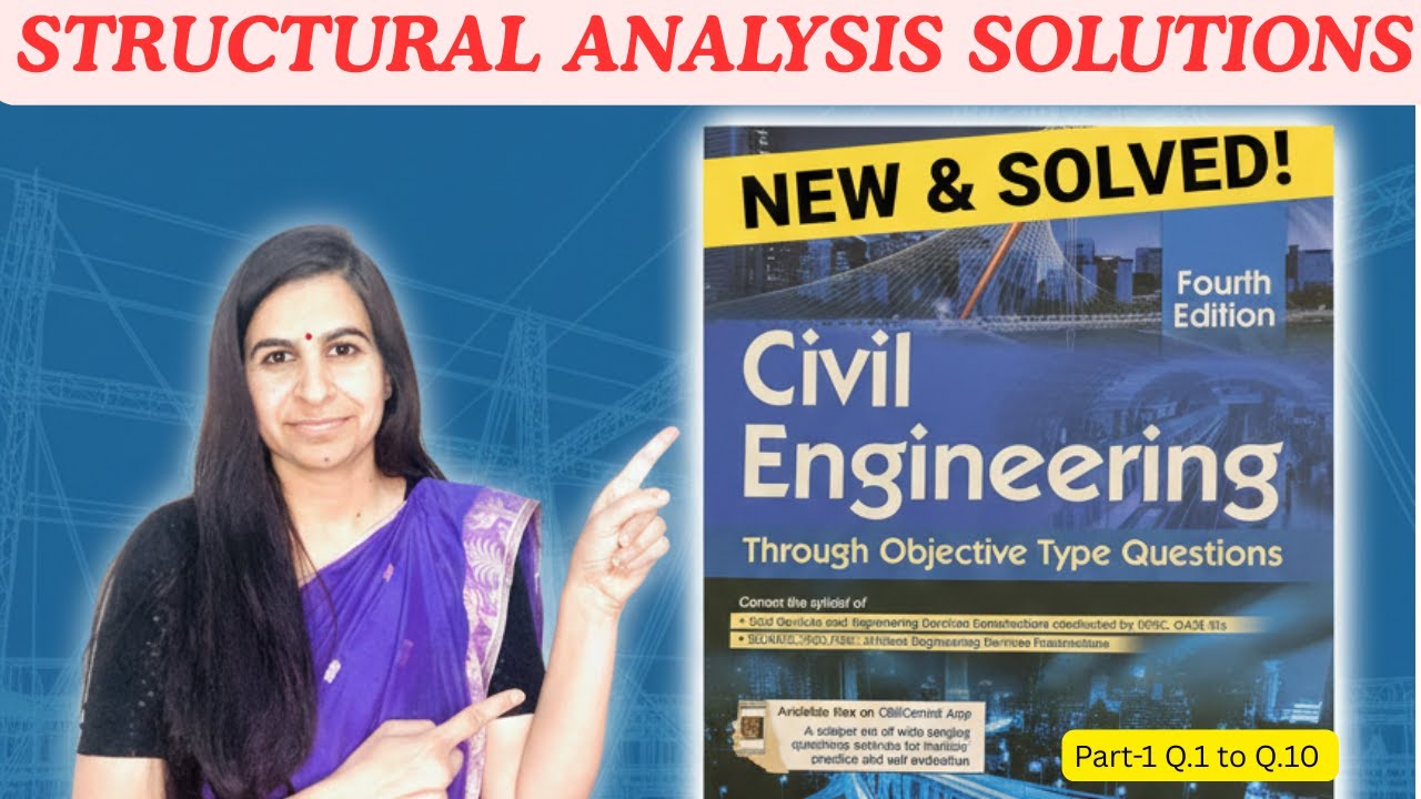 Structural Analysis solution Gupta and Gupta Q.1 to Q.10 #guptaandgupta #structural_analysis