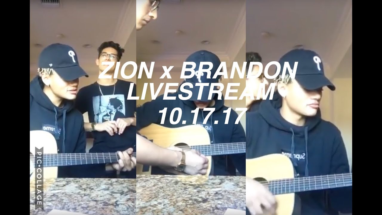 zion kuwonu x brandon arreaga • livestream | 10.17.17