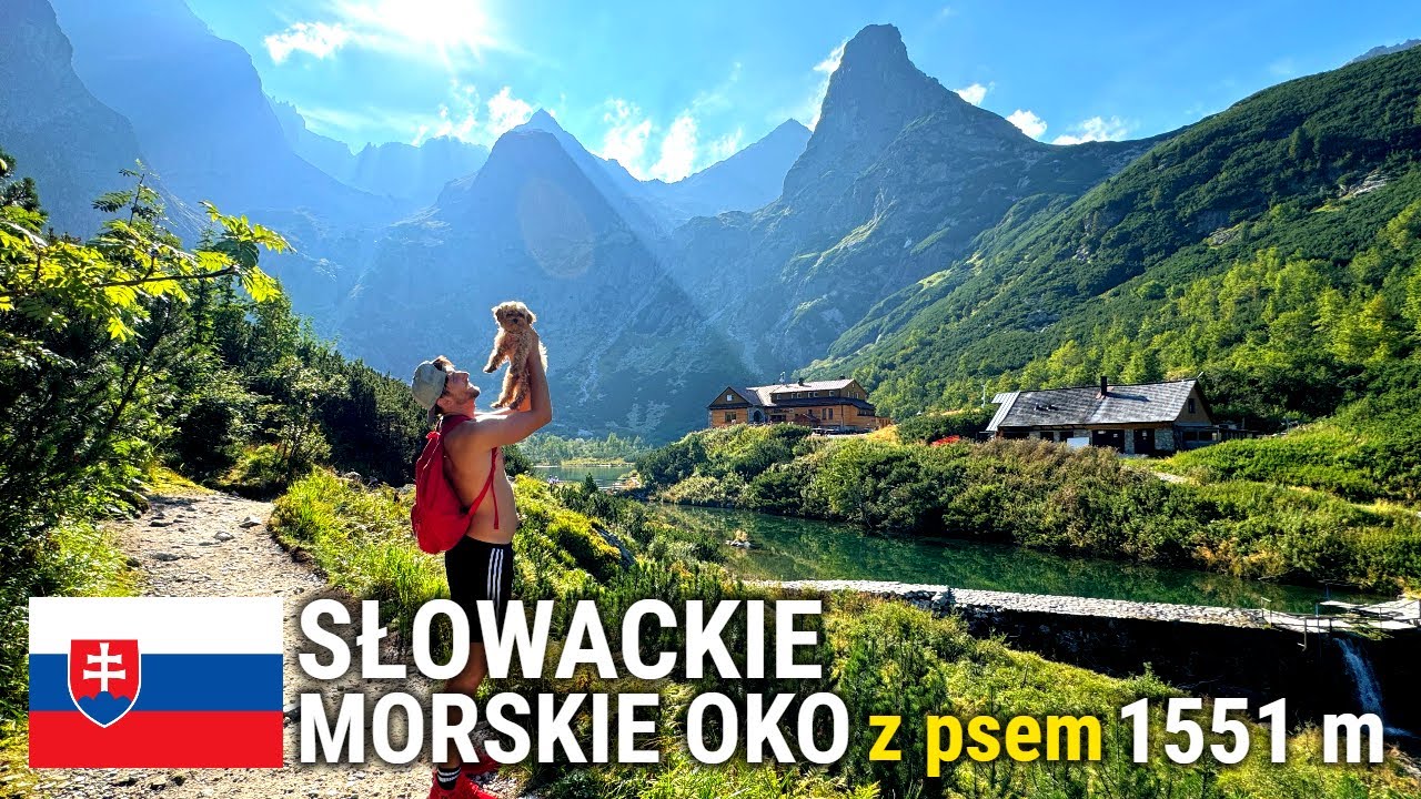 Zielony Staw Kieżmarski Słowacja Tatry - Słowackie Morskie Oko z psem piękny szlak Arek Błażkowski